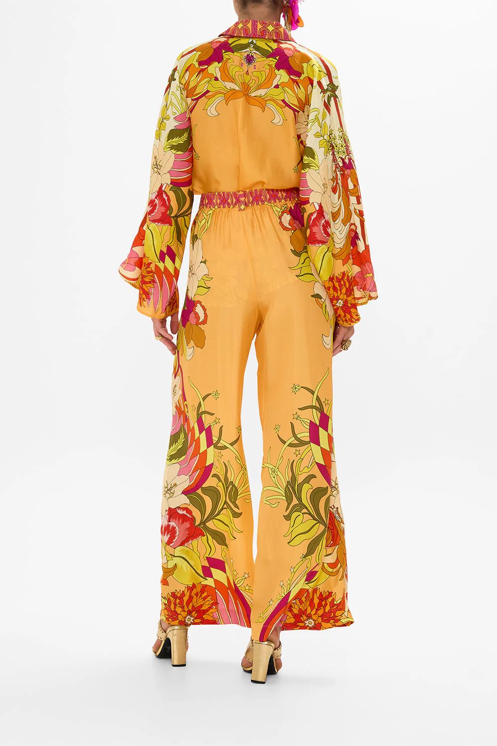 WIDE LEG WAISTED PANT THE FLOWER CHILD SOCIETY