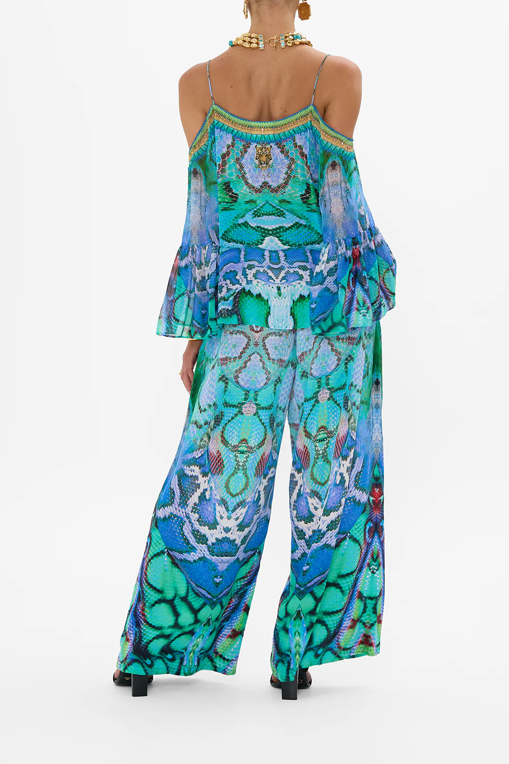 WIDE LEG TROUSER WITH FRONT POCKETS LAND OF WONDER