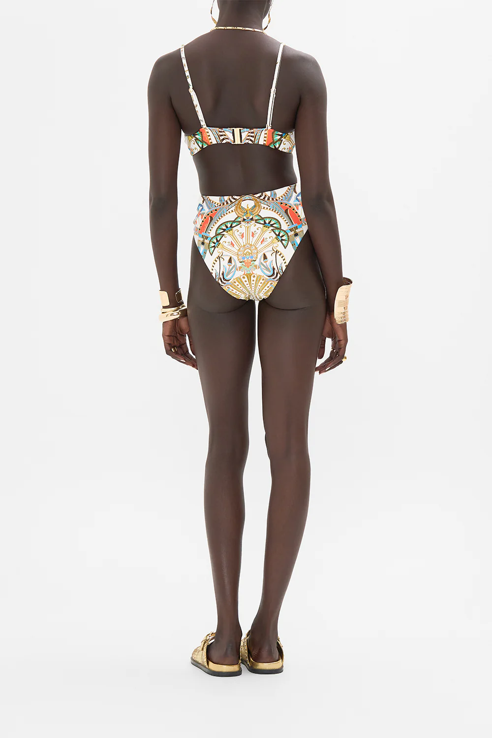 HIGH WAIST PANT WITH FRONT BAND VALLEY OF THE QUEENS