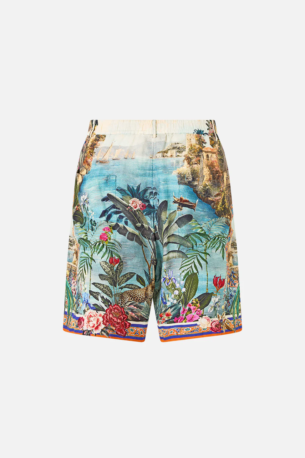 LONG WALK SHORT WITH ELASTIC BACK BODRUM BOTANICALS