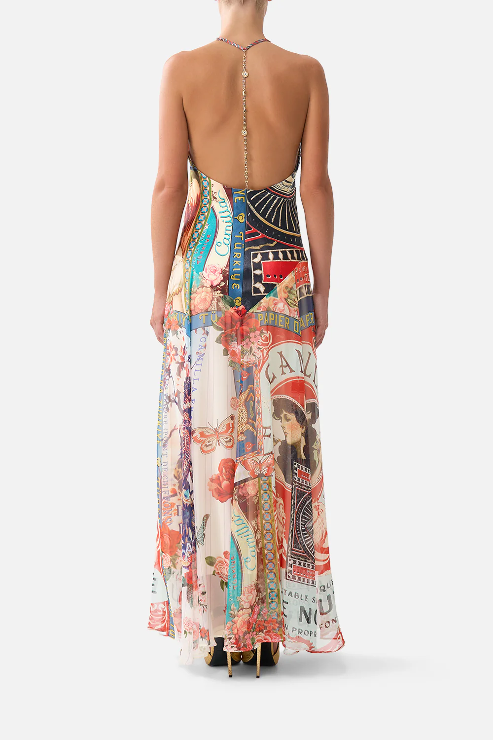 HARDWARE DETAIL SLIP DRESS HIGH CLASS HOOKAH