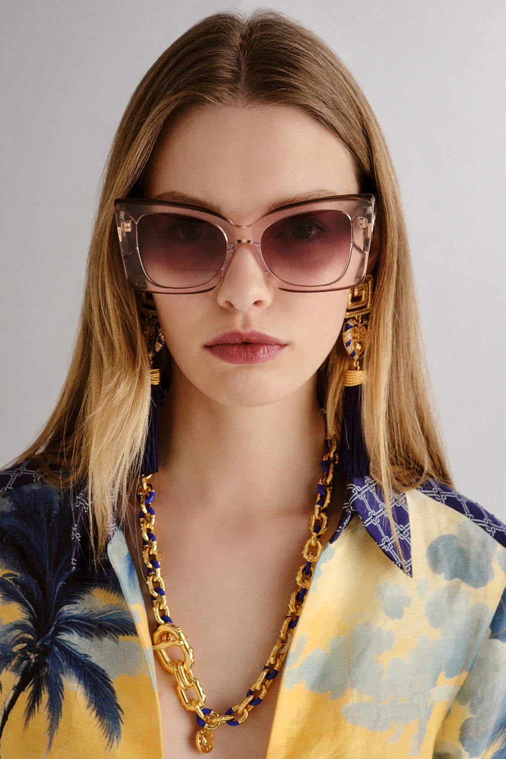 WHERE'S MY VALET SUNGLASSES CRYSTAL ROSE / CRYSTAL CHOCOLATE