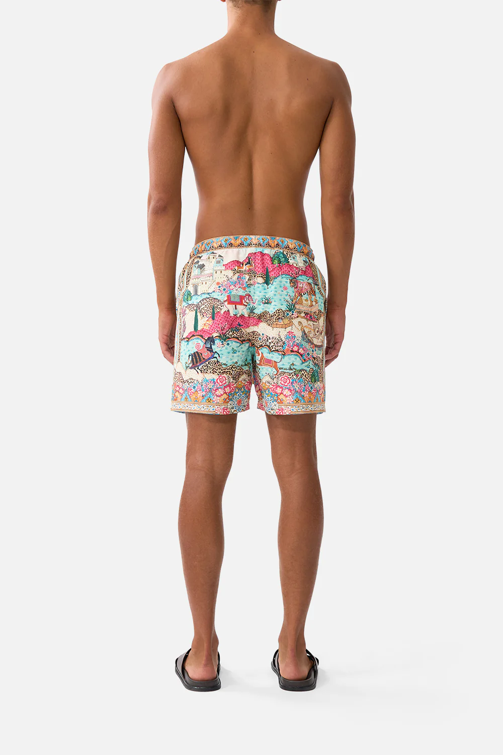 MID LENGTH BOARDSHORT WITH ELASTIC WAIST MINIATURE MOMENTS