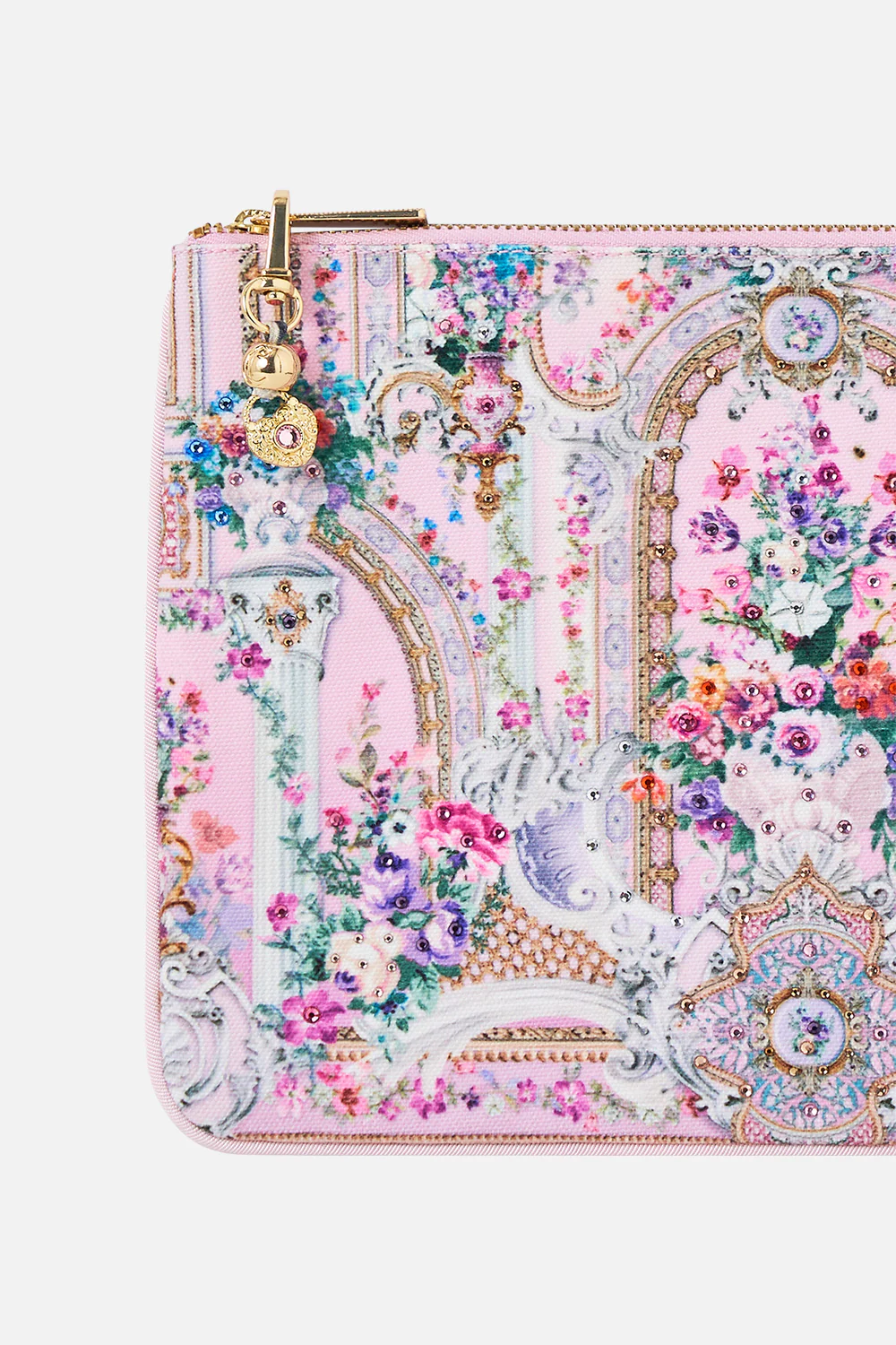 SMALL CANVAS CLUTCH PALATIAL PASTELS