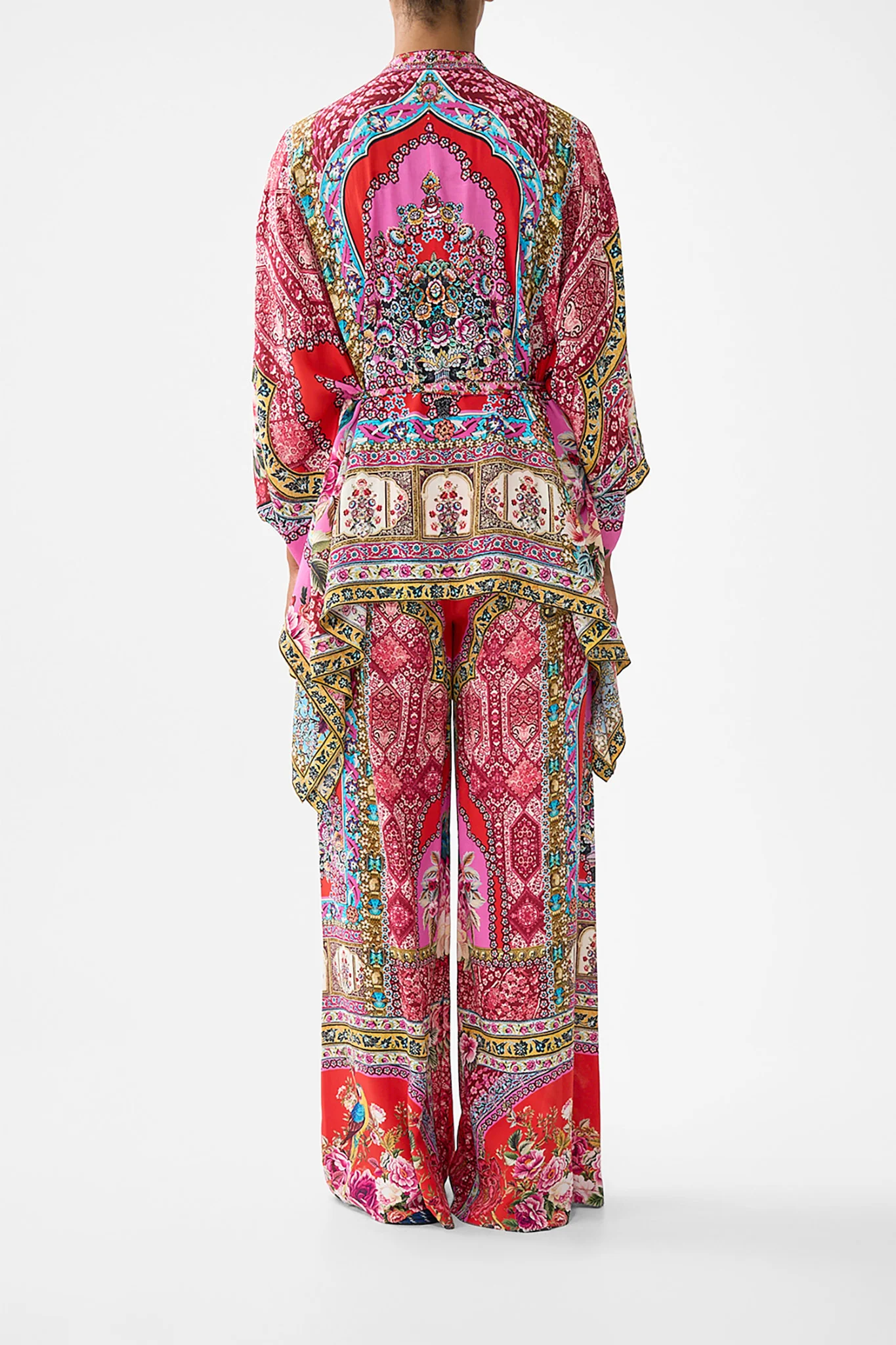 BUTTON THROUGH SCARF BLOUSE HEIRLOOM EMPIRE