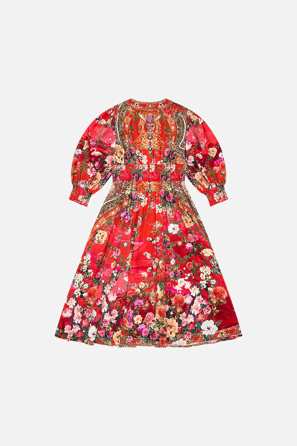 KIDS SHIRRED WAIST MAXI DRESS 4-10 SWEET HOME ALEXANDRIA