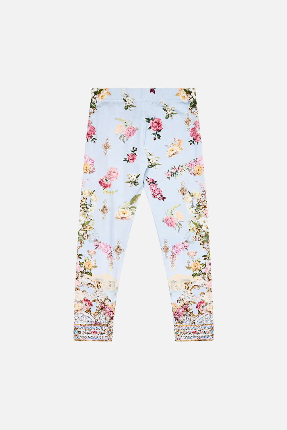 KIDS LEGGINGS WITH ELASTIC WAIST TILED IN TIME