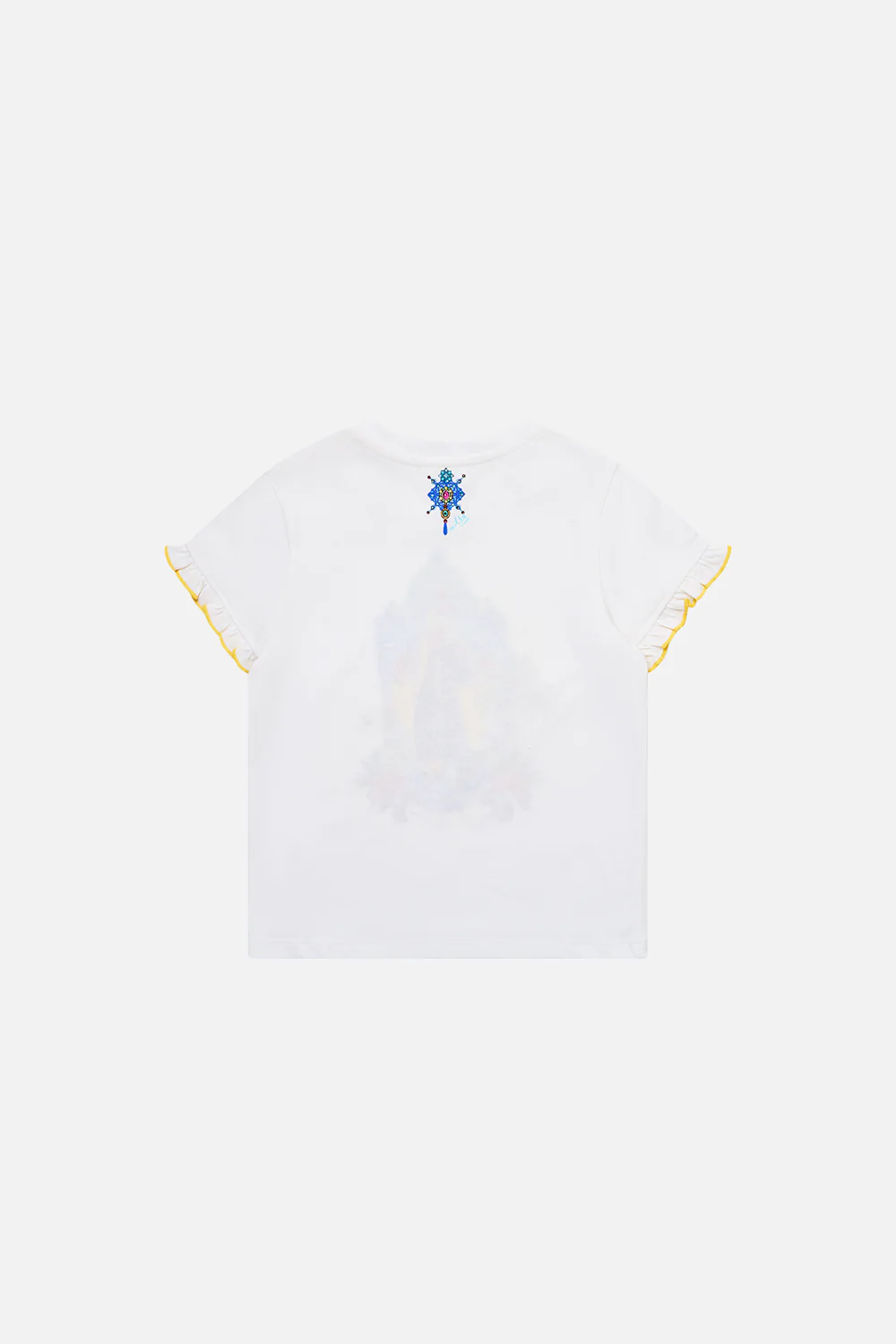 KIDS FRILL SLEEVE TEE WITH BABYLOCKED EDGE SULTANAHMET SUMMER