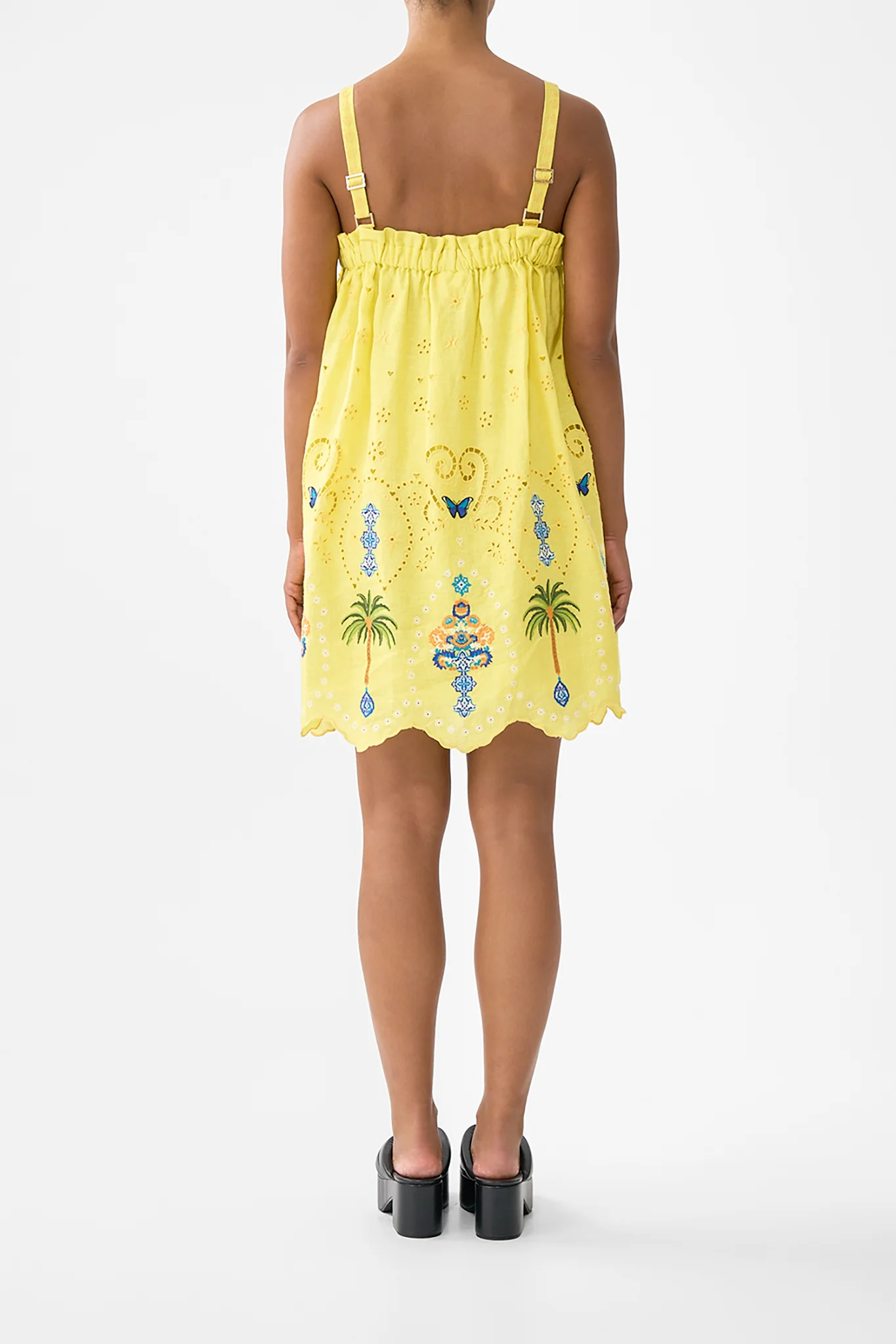 WIDE STRAP SHORT SUNDRESS SULTANAHMET SUMMER