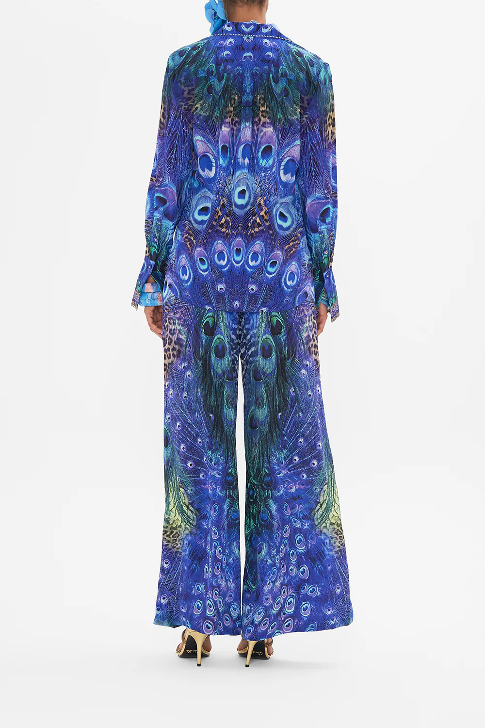 PYJAMA SHIRT PEACOCK ROCK