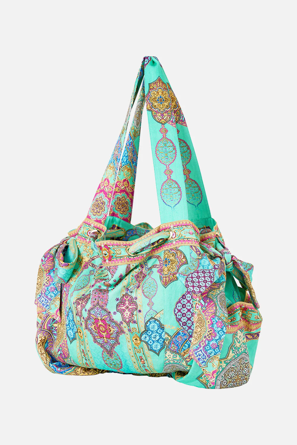 DRAWSTRING BOW BEACH BAG THE CONCUBINES CORRIDOR