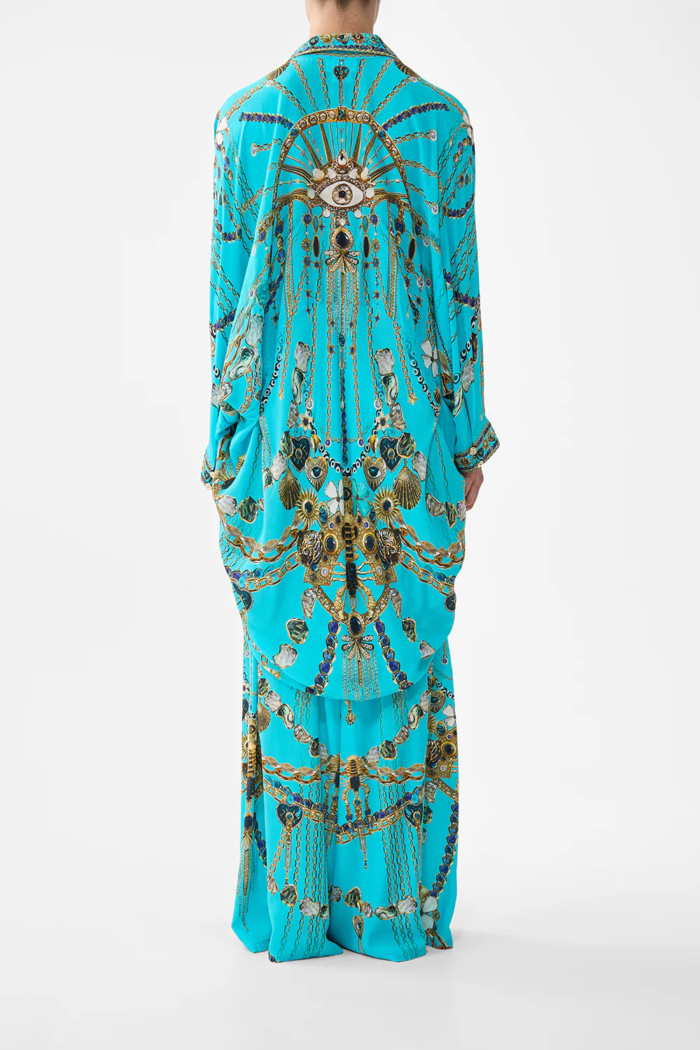 TUCK FRONT PANT TOTEMS AND TREASURES