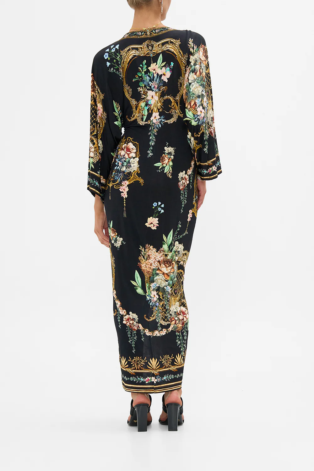 LONG SPLIT FRONT TWIST DRESS NOBLE ENDEAVOURS