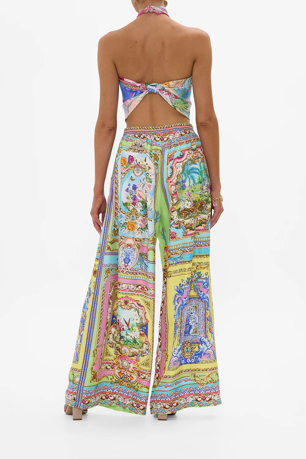 WIDE LEG TROUSER WITH FRONT POCKETS SPIRIT OF SANTA MARIA