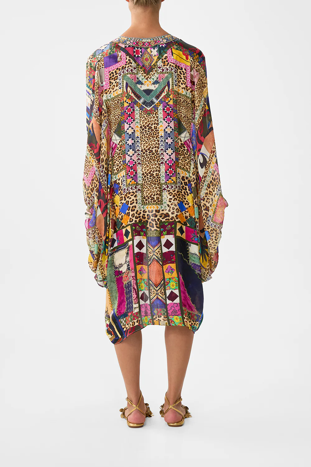 DRAMATIC SLEEVE COCOON LAYER EMBROIDERED EVER AFTER