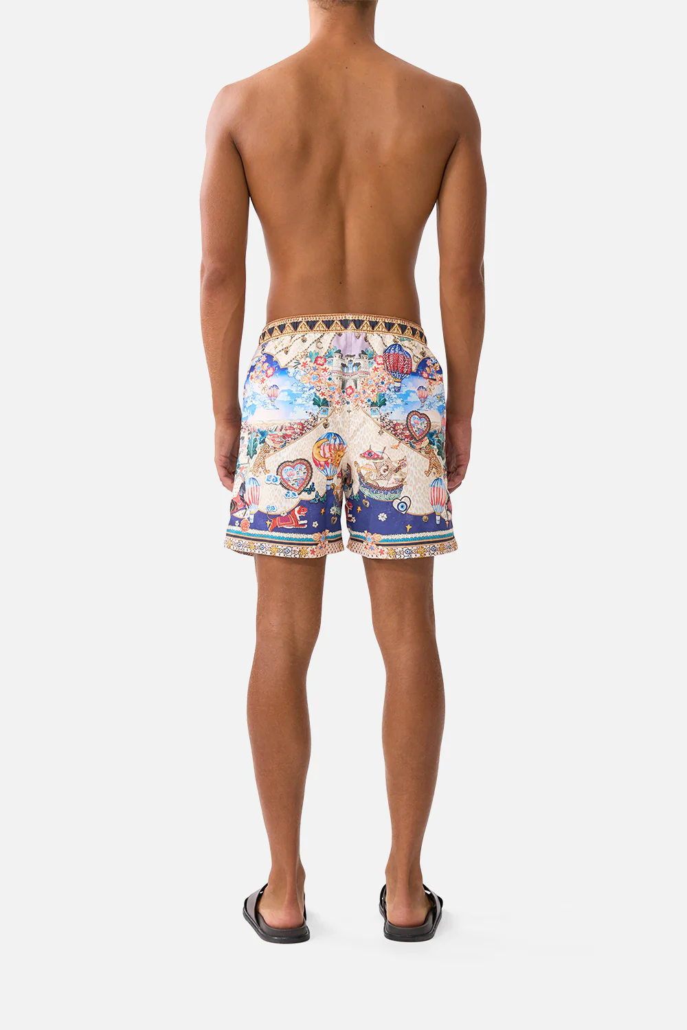 MID LENGTH BOARDSHORT WITH ELASTIC WAIST KAPADOKYA KITSCH