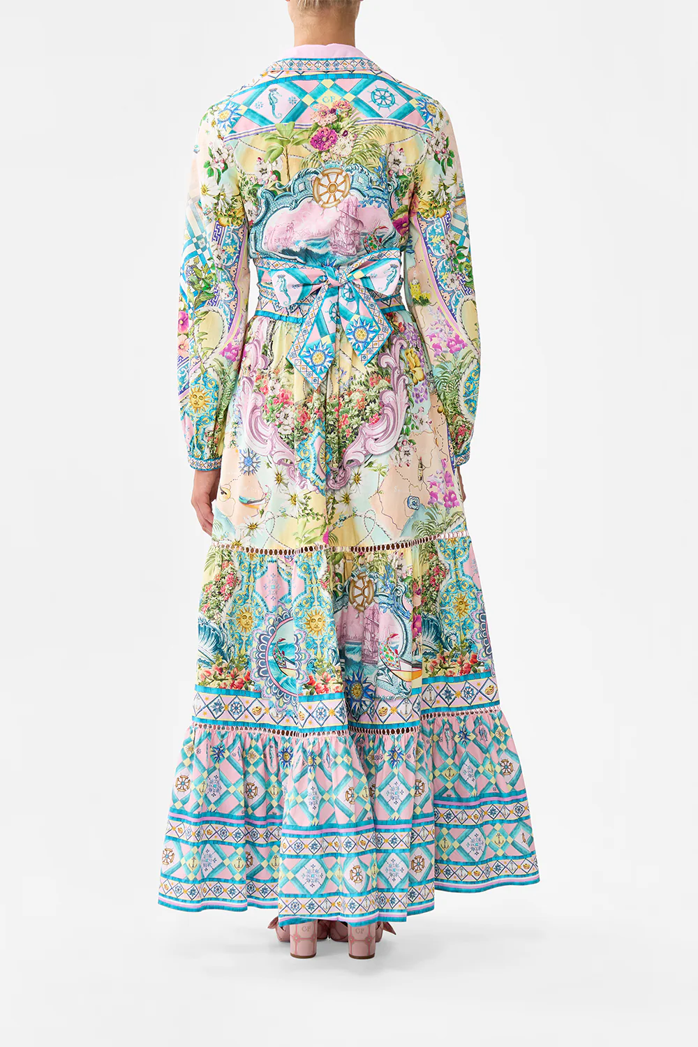 CROPPED WRAP SHIRT JUST COASTING