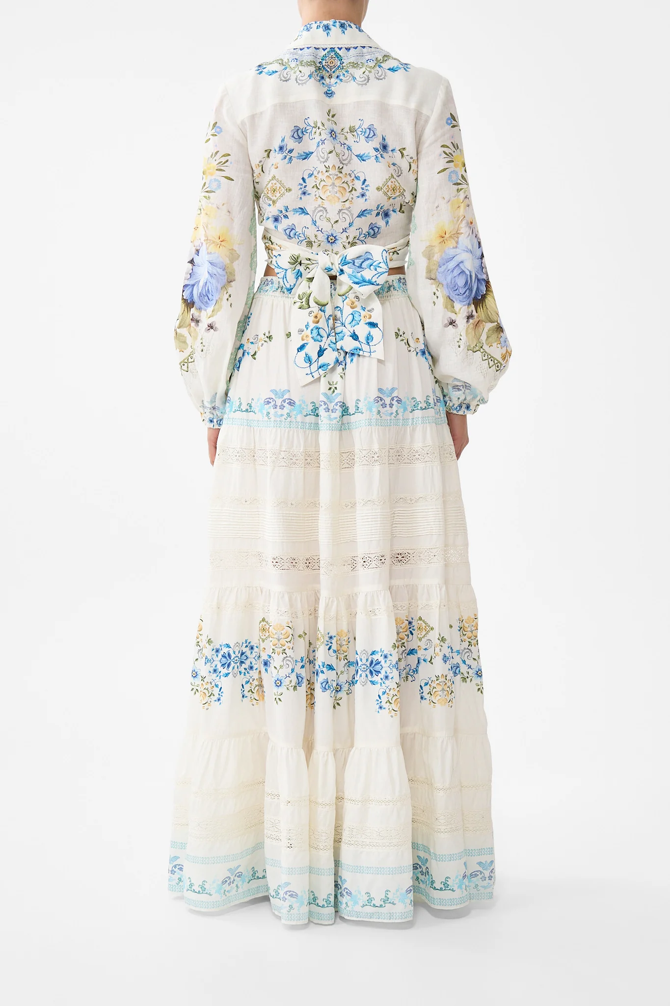 TIERED MAXI SKIRT MY HOMESPUN HEART