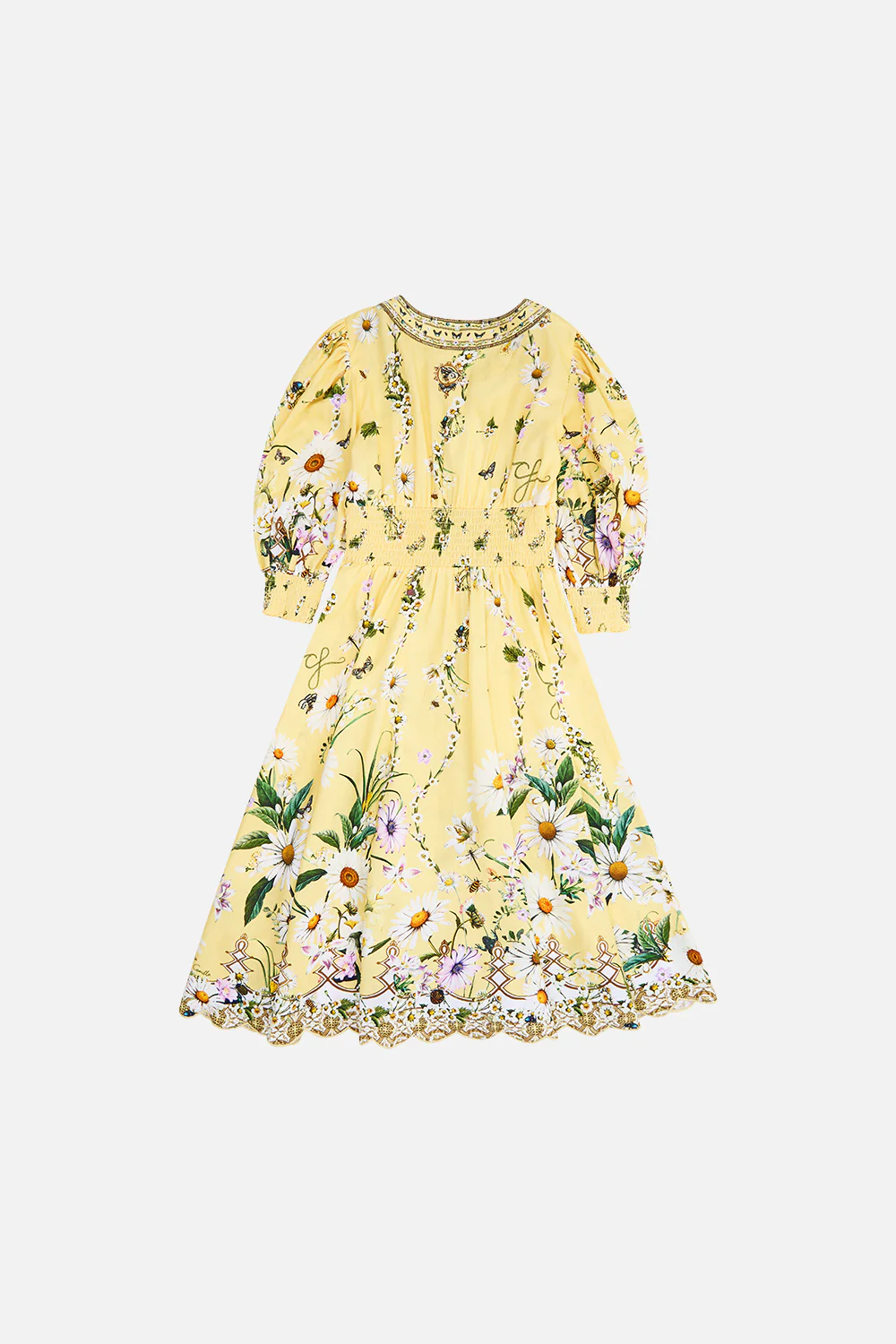 KIDS SHIRRED BUTTON THROUGH MAXI DRESS 4-10 DAISY CHAINS