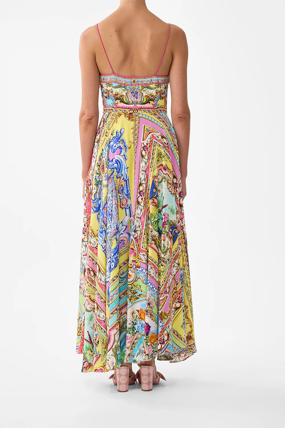 LONG DRESS WITH TIE FRONT SPIRIT OF SANTA MARIA