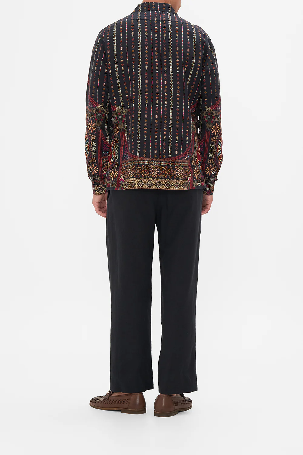 LONG SLEEVE CAMP COLLARED SHIRT THE WANDERING ONES