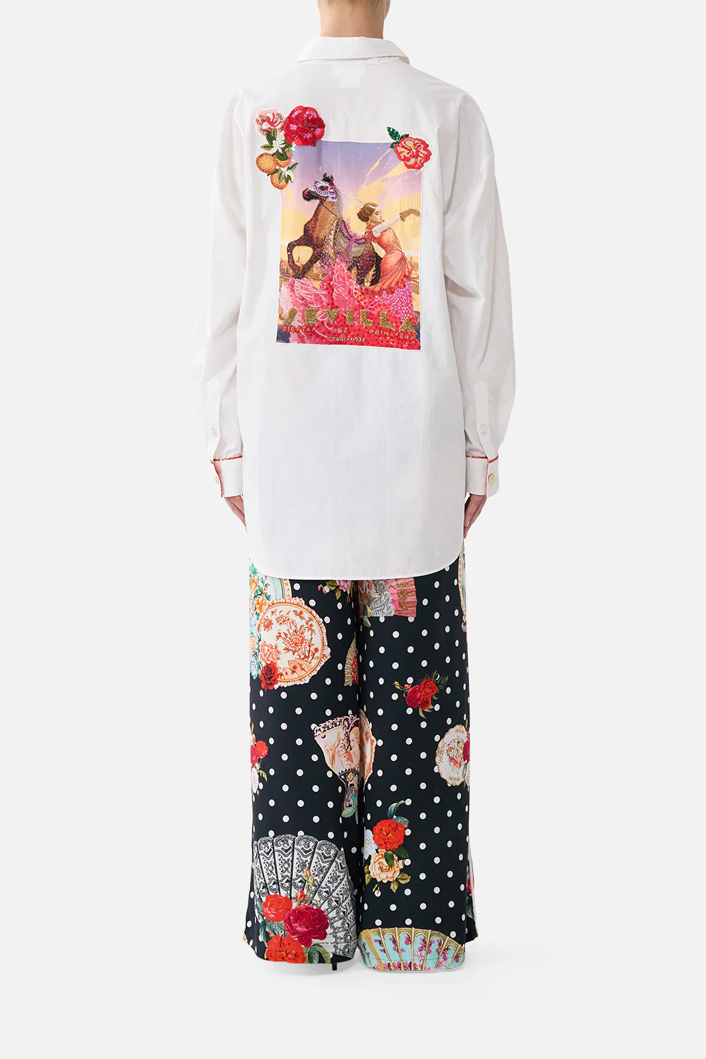LONG SLEEVE OVERSIZED SHIRT WITH POCKET DAUGHTERS OF DUENDE
