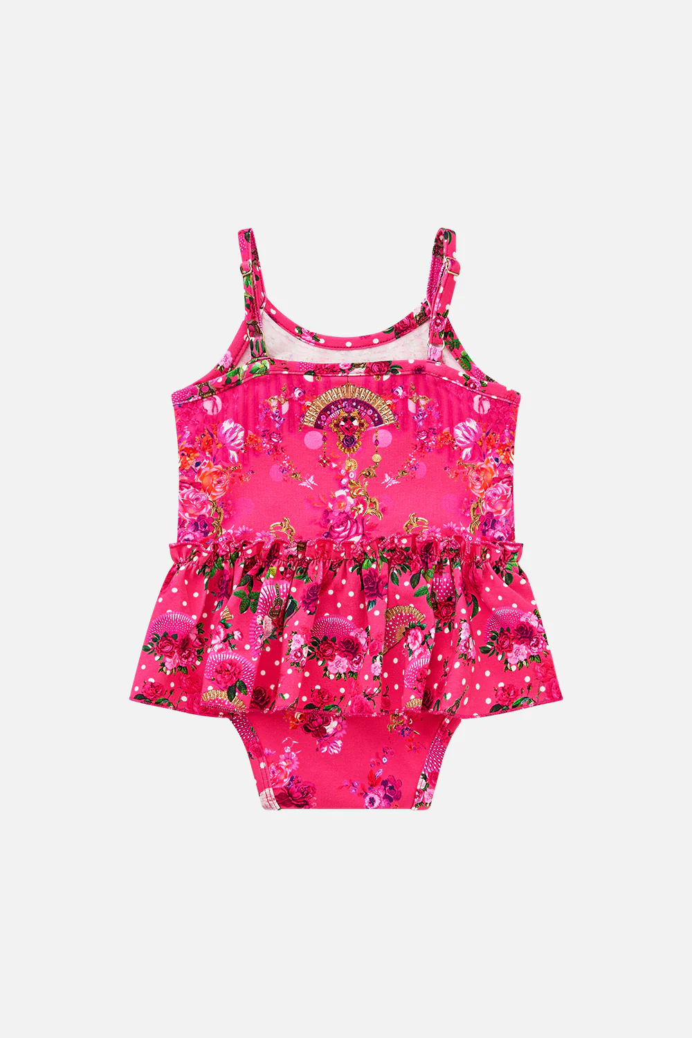 BABIES JERSEY JUMP DRESS FLAMENCO ROSE