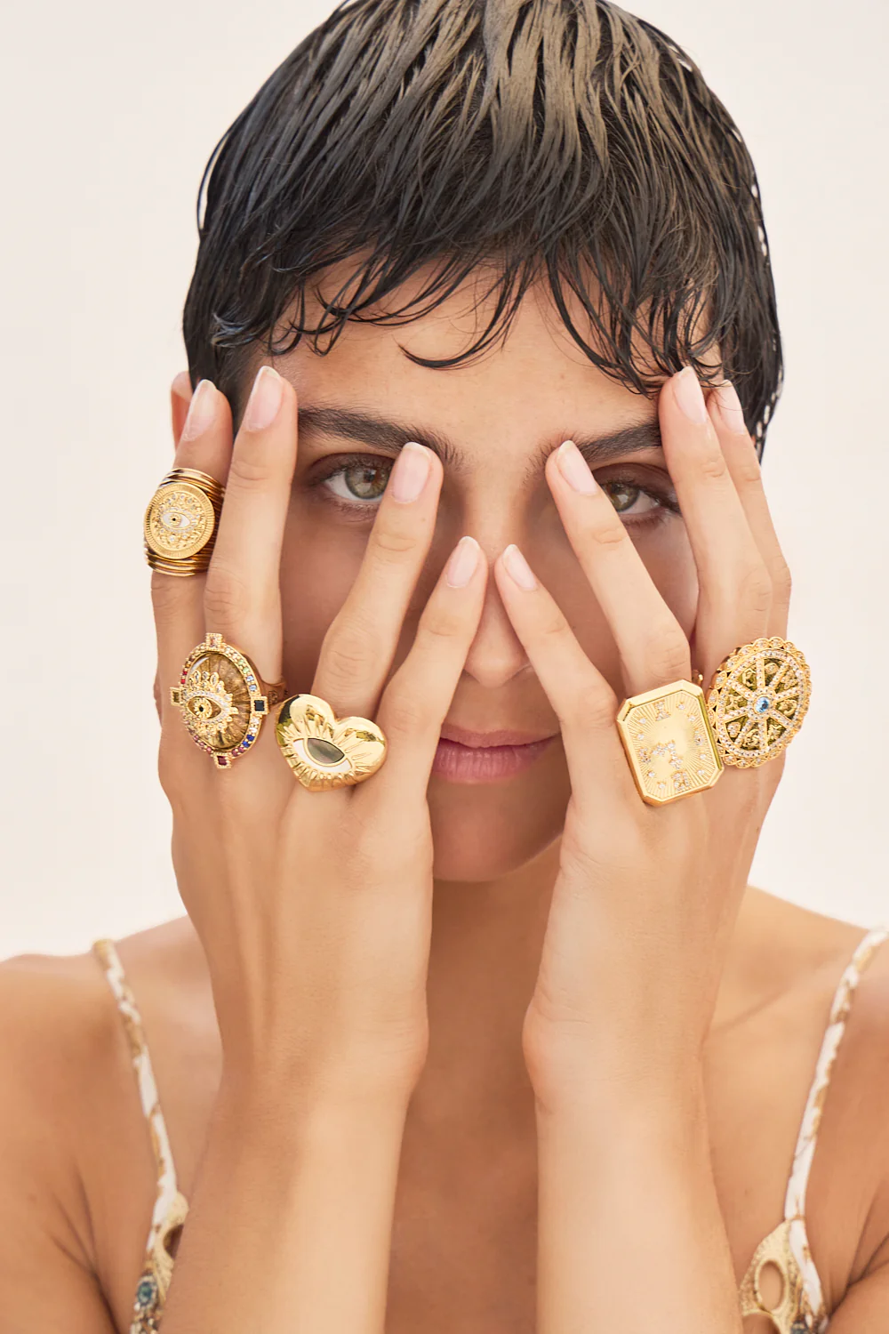 SULTANS, SCRIBES & SHAMANS EYE RING GOLD