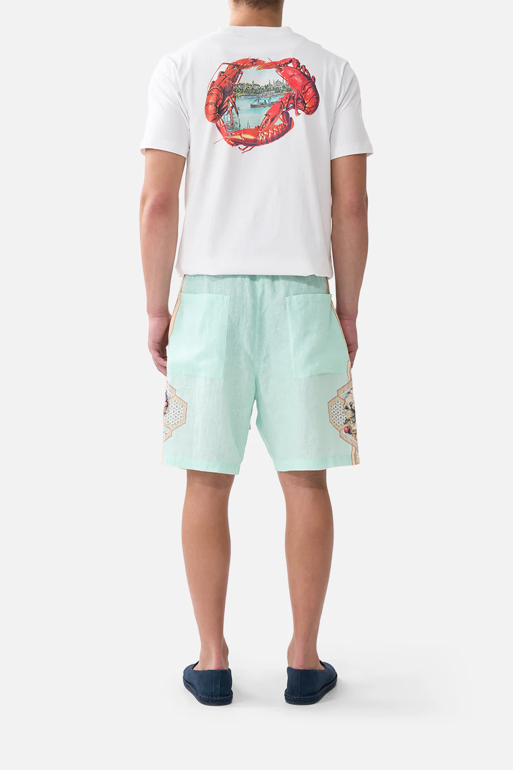 LONG WALK SHORT WITH ELASTIC BACK WITH LOVE FROM TÜRKIYE