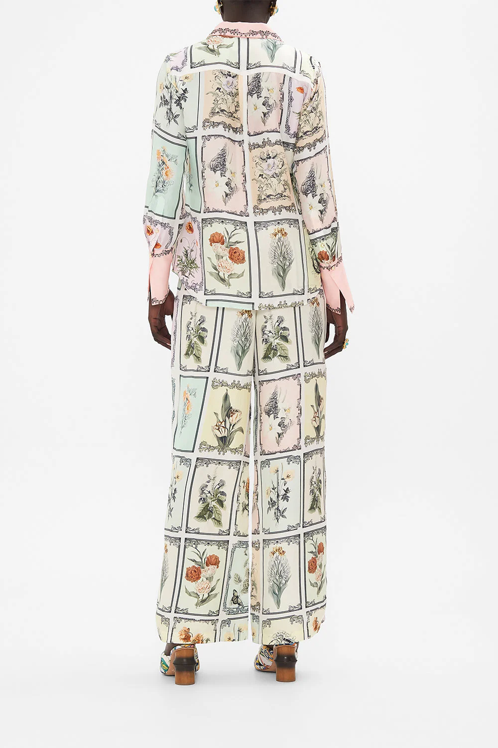 PYJAMA SHIRT LONG LIVE LETTERPRESS