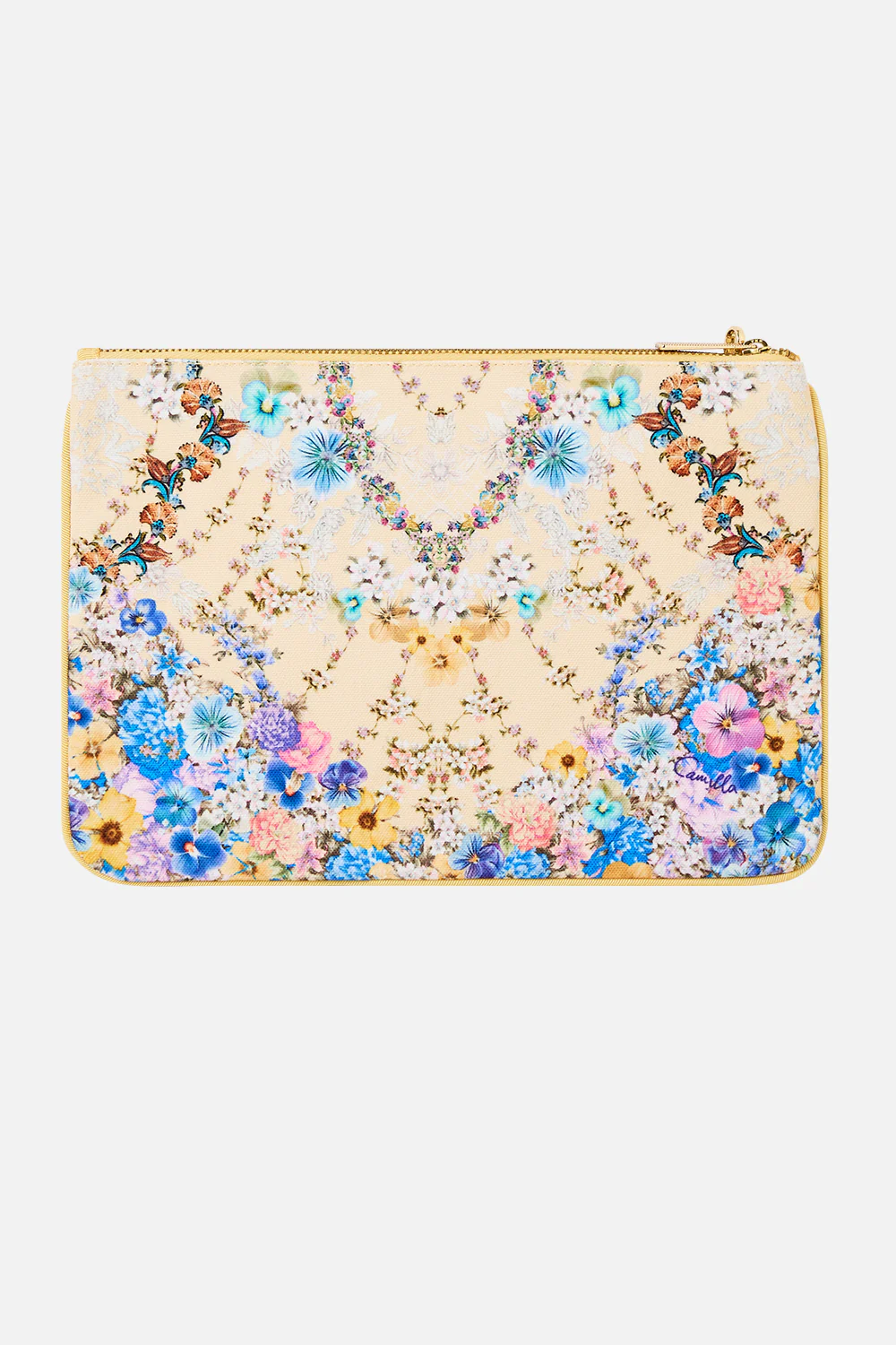 SMALL CANVAS CLUTCH DARLING BUDS