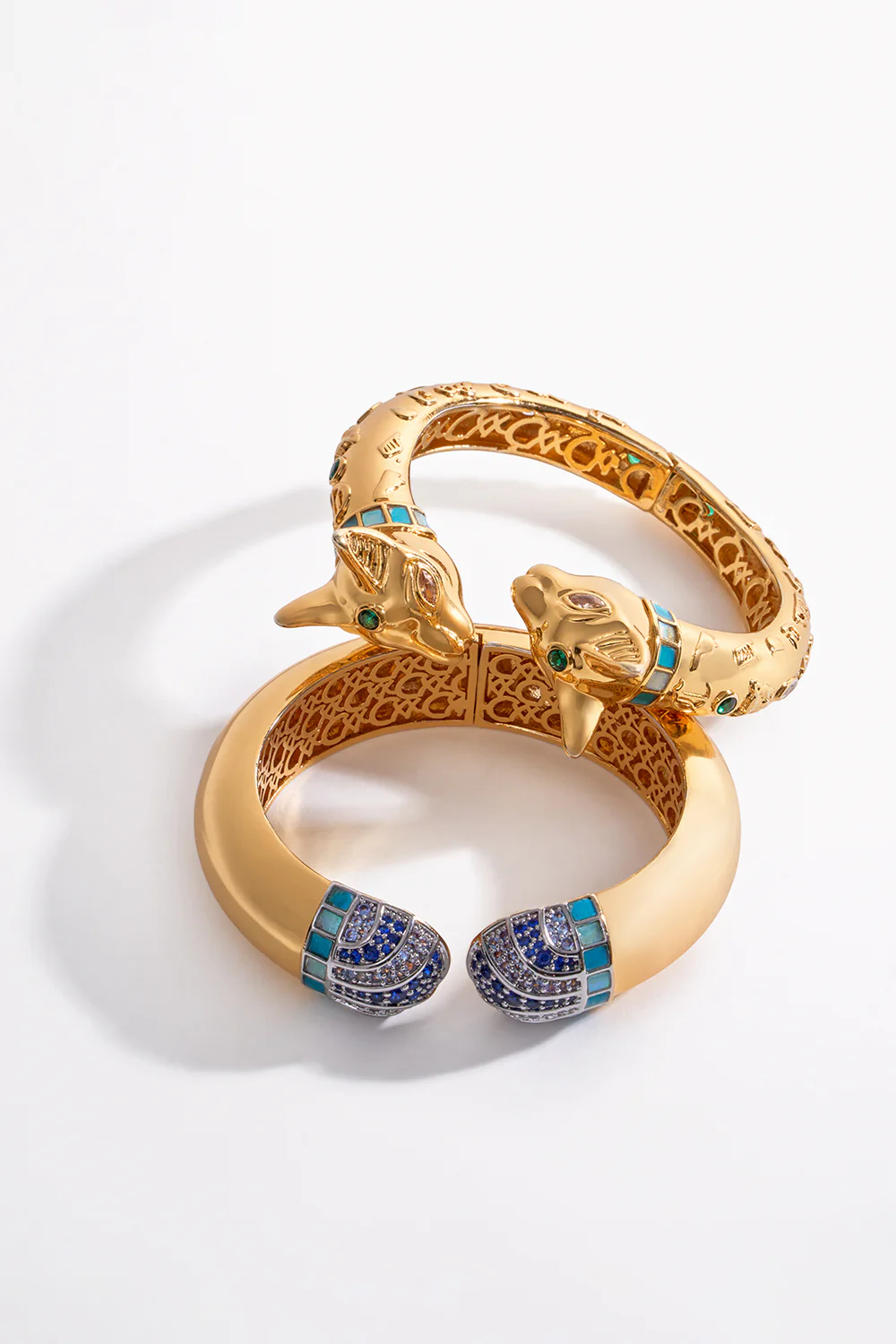 GLOBAL NOMAD BASTET BANGLE GOLD