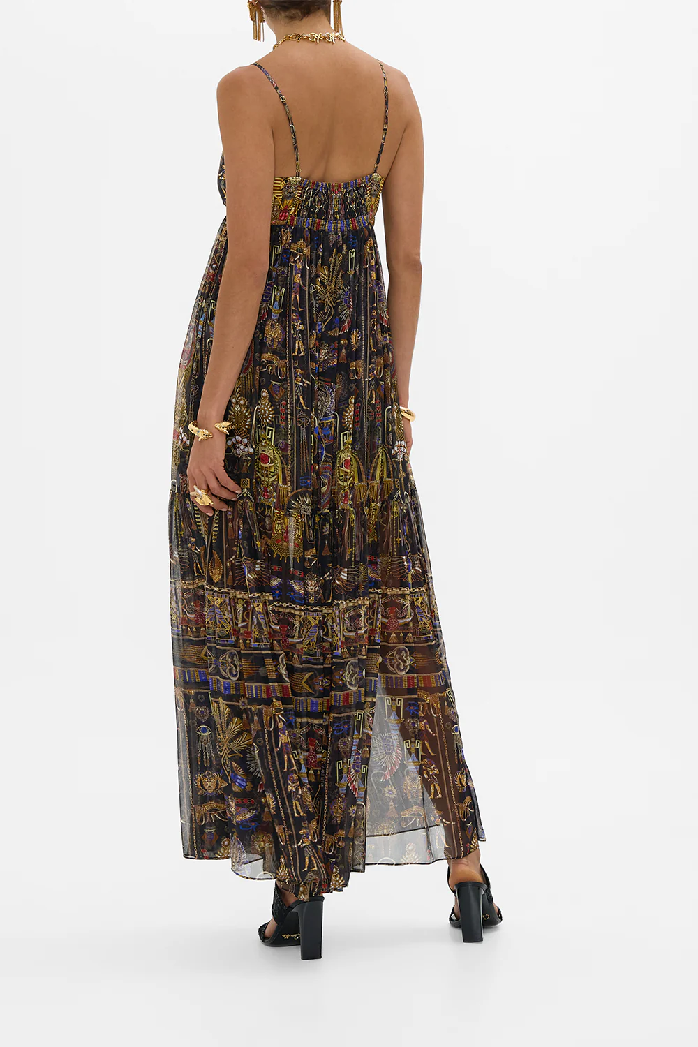 DOUBLE STRAP DETAIL DRESS CARTOUCHE KINGDOM