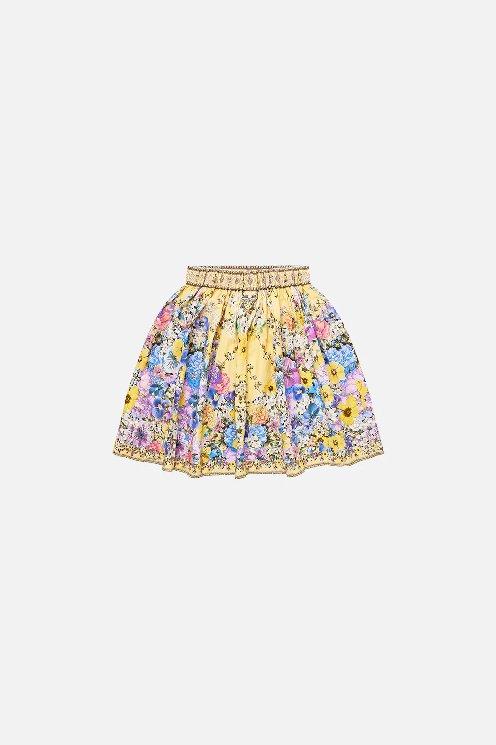 KIDS GATHERED A LINE MIDI SKIRT DARLING BUDS