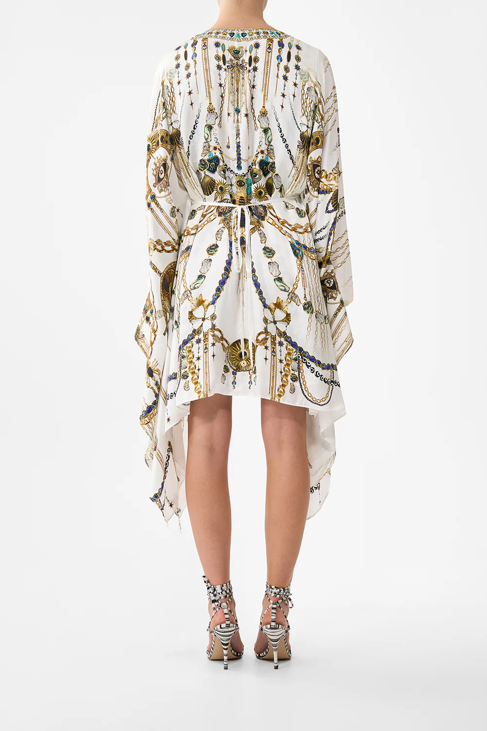 SHORT KAFTAN WITH WAIST TAB CHAIN GANG