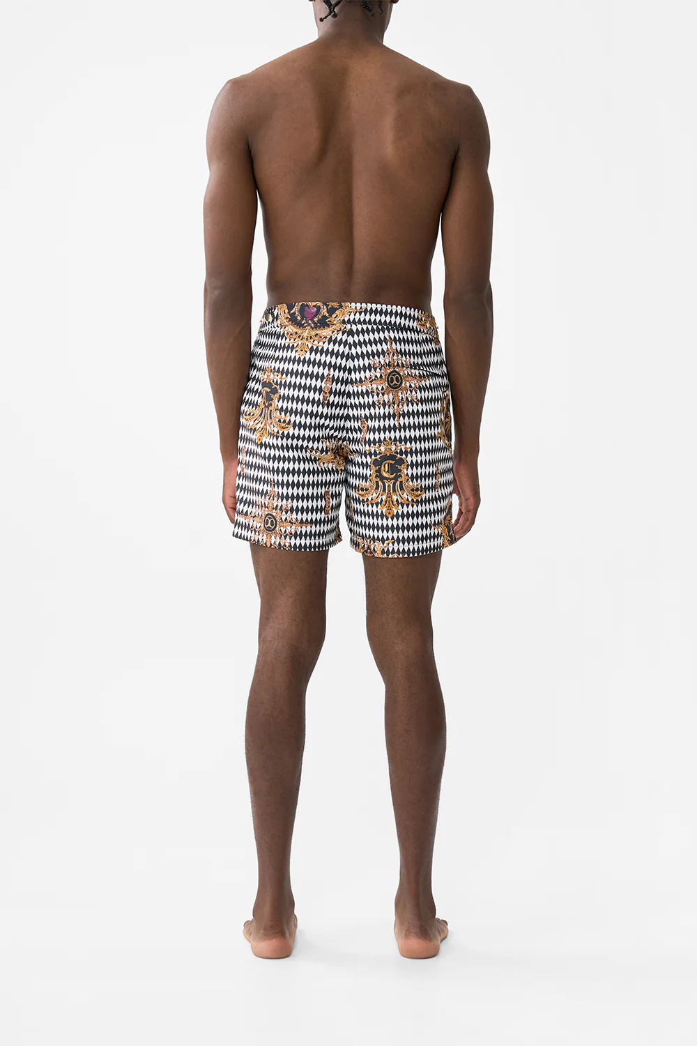 MID LENGTH SWIM SHORT MONARCHY MANIA