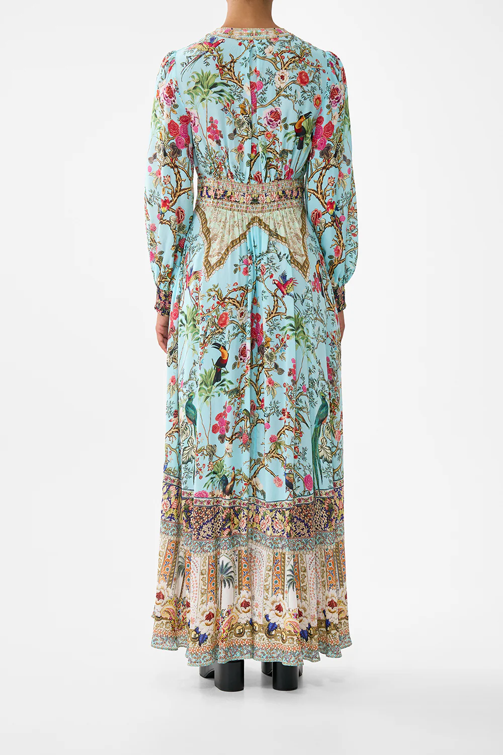 BUTTON DRESS WITH SHAPED WAISTBAND SULTANS AND QUEENS