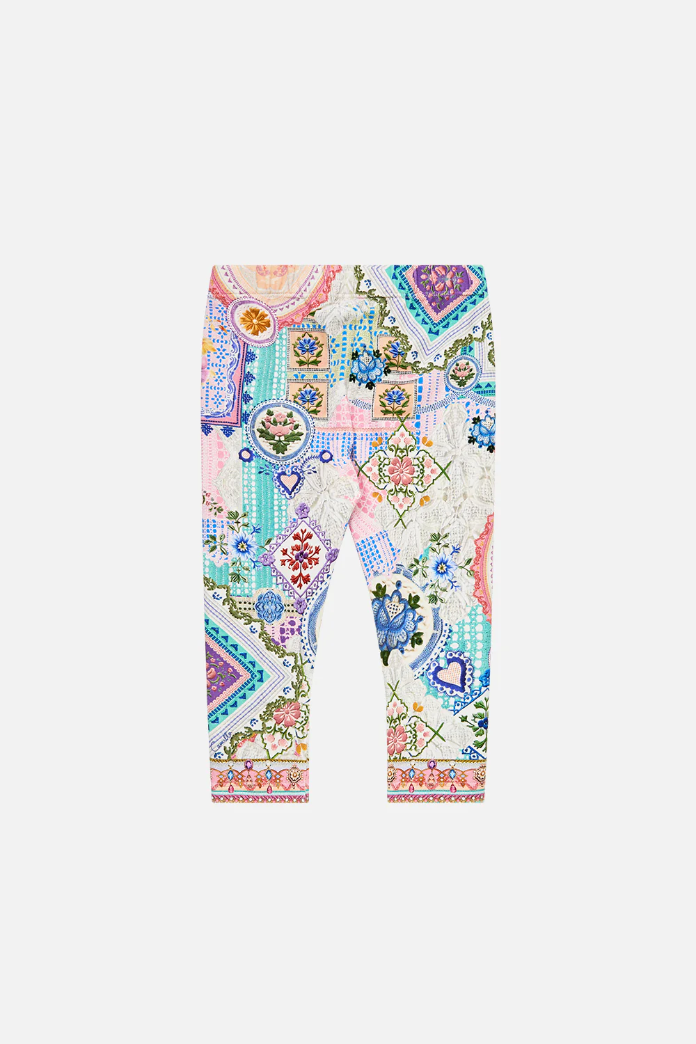 BABIES LEGGINGS WITH ELASTIC WAIST CROCHET ALL DAY