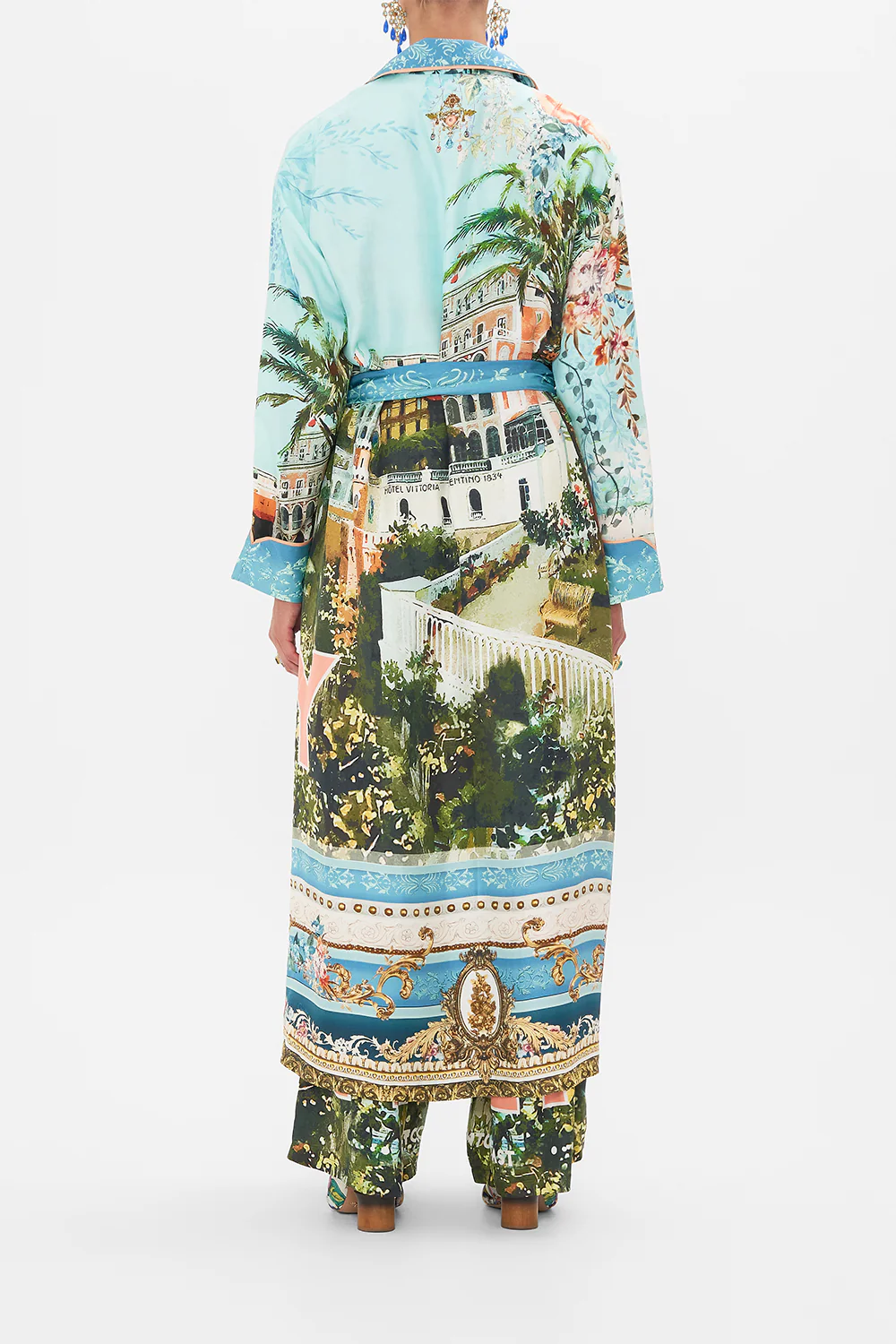 LONG ROBE WITH TIE FROM SORRENTO WITH LOVE