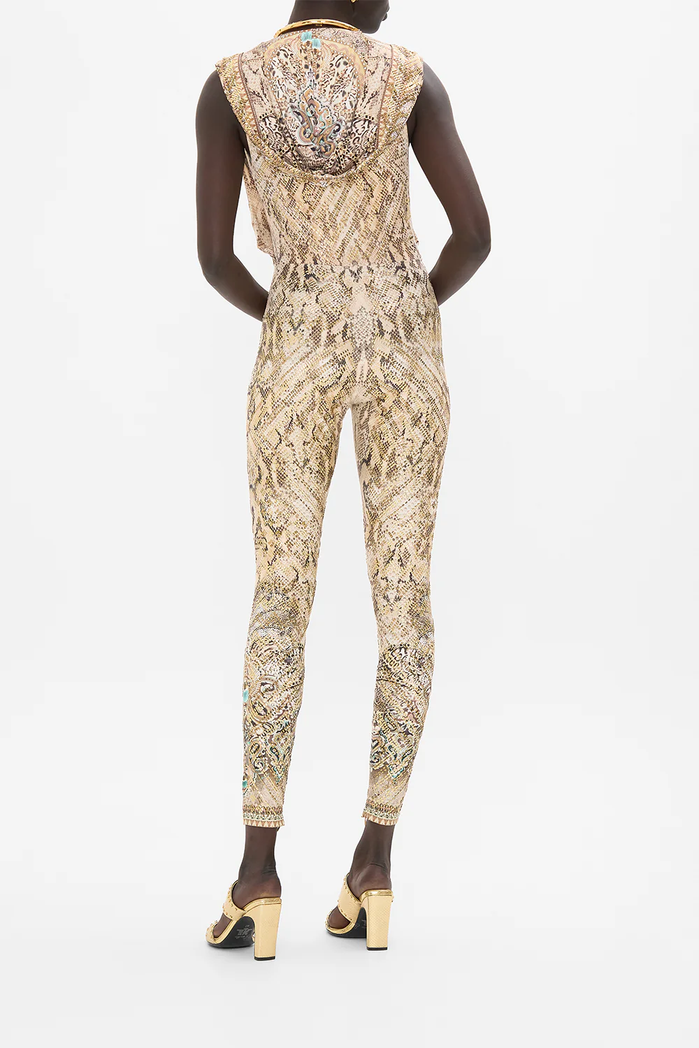 HOODED SLEEVELESS CATSUIT THE THRONE ROOM