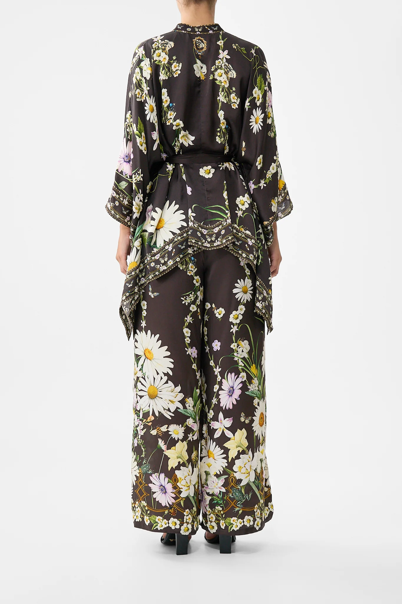 BUTTON THROUGH SCARF BLOUSE DISH IT, DAISY