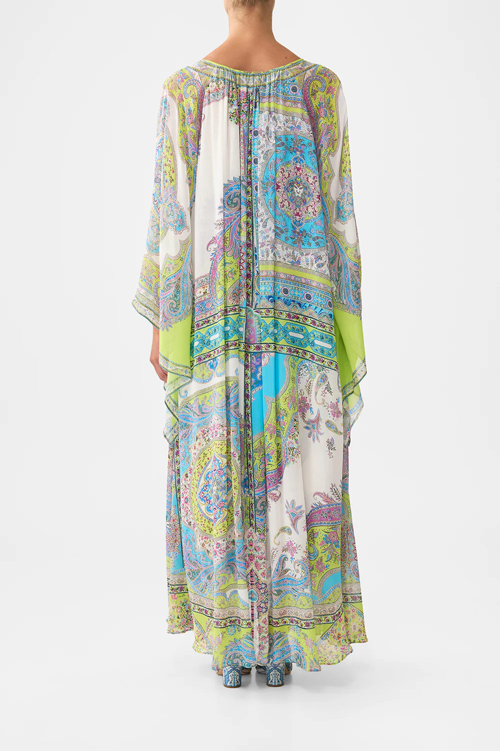 LONG DRESS WITH HANDKERCHIEF SLEEVE MAGIC CARPET RIDE