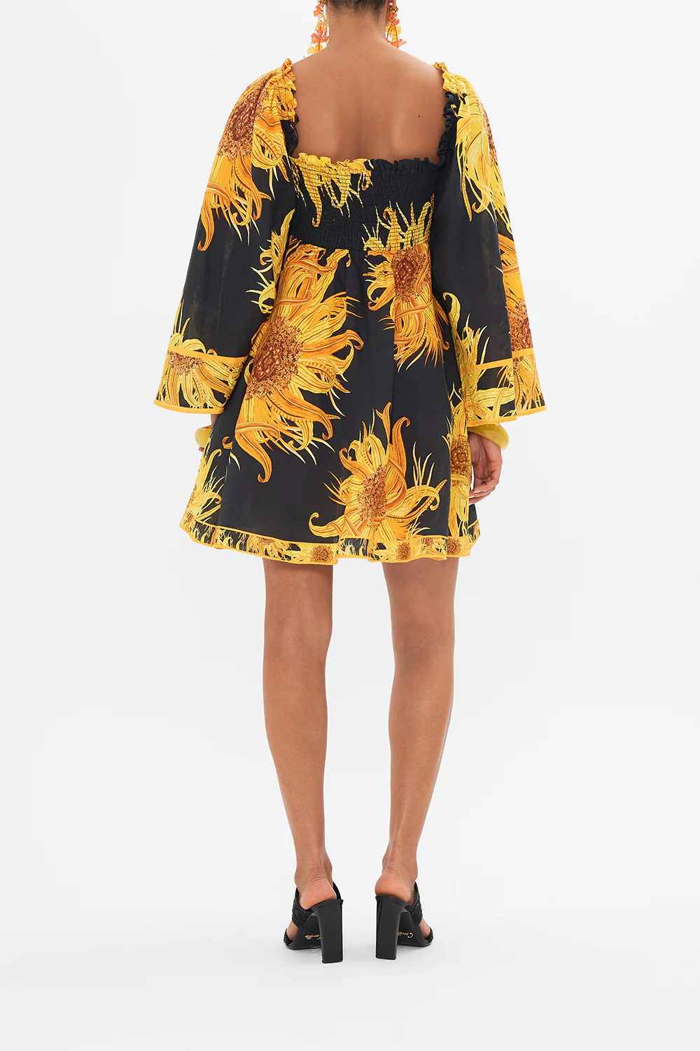 SMOCKED BODICE SHORT DRESS MAKE ME YOUR MASTERPIECE