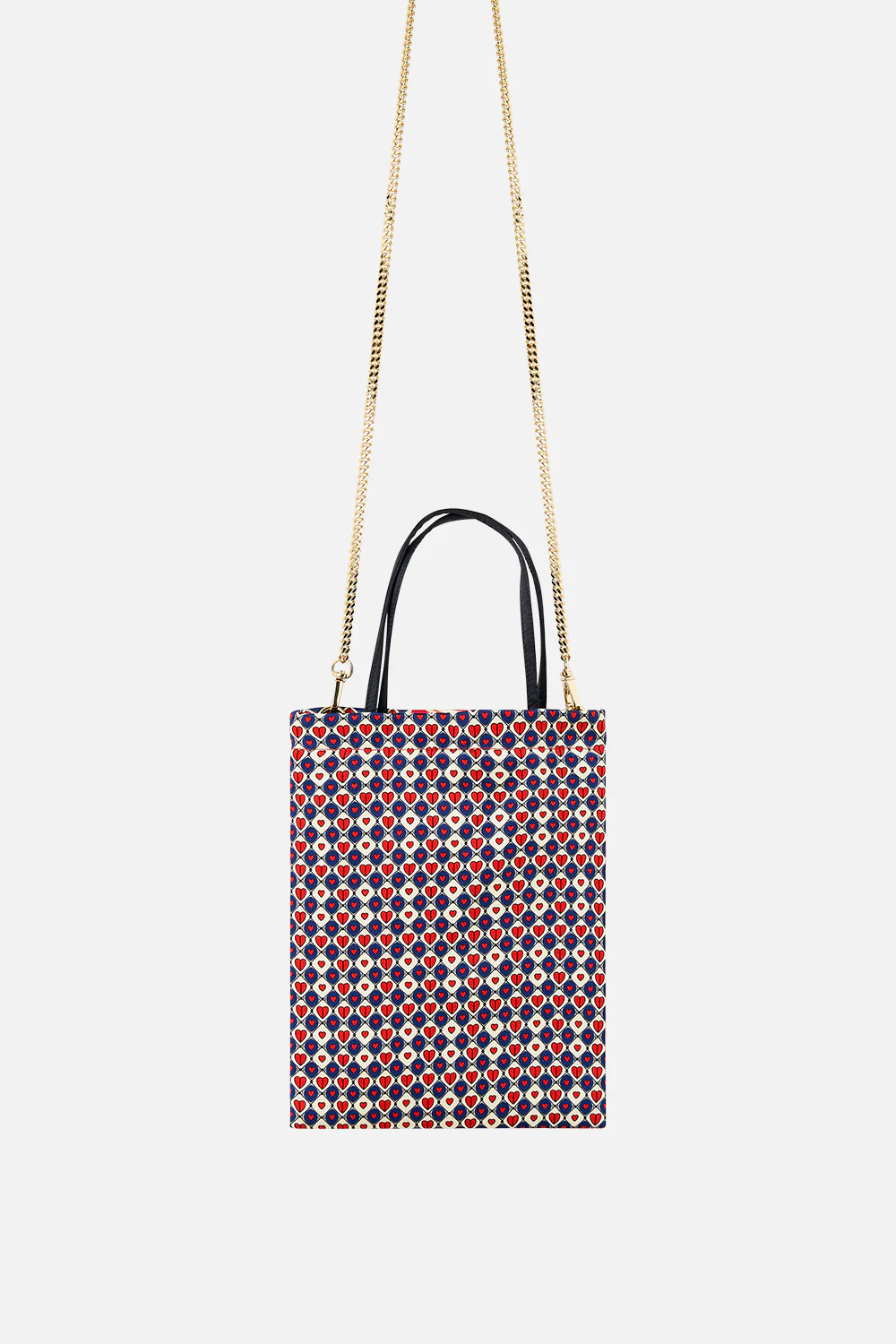 EMBELLISHED MINI TOTE WITH CHAIN STRAP RINSE & ROAR