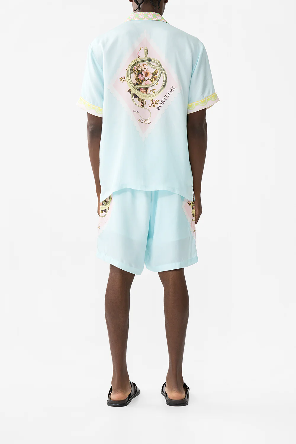 SHORT SLEEVE CABANA SHIRT WITH LOVE FROM LISBON