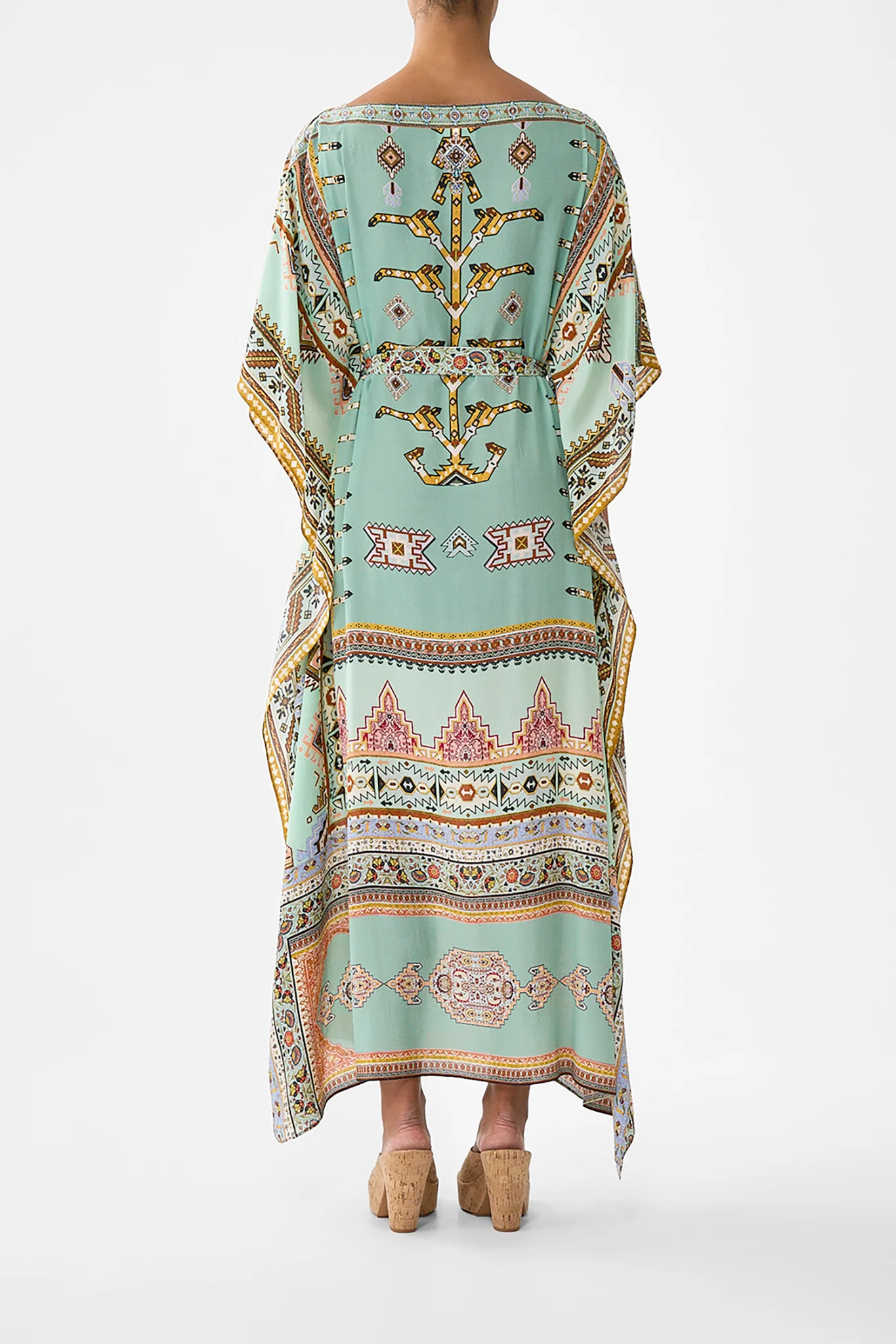 SCARF KAFTAN WITH TIE WAIST LEGEND HAS IT