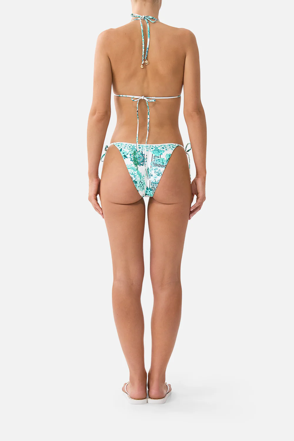 CHEEKY SLIDE TRI BIKINI SET WITH CHARMS BALEARIC BEBÉ