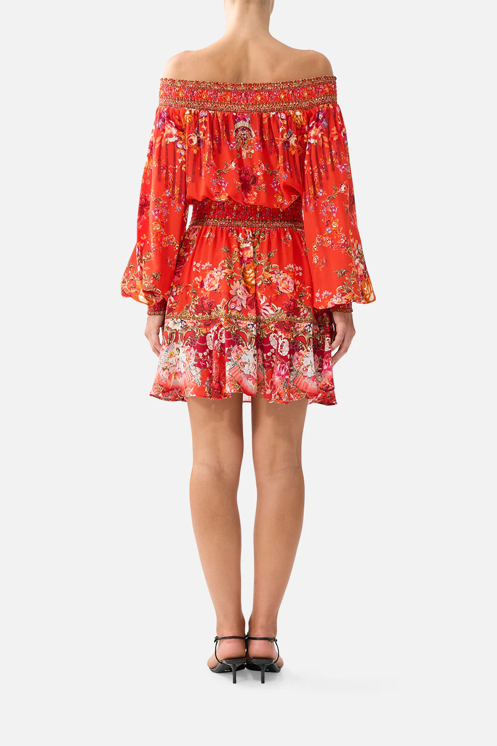 OFF SHOULDER SHORT DRESS OLÉ OLÉ