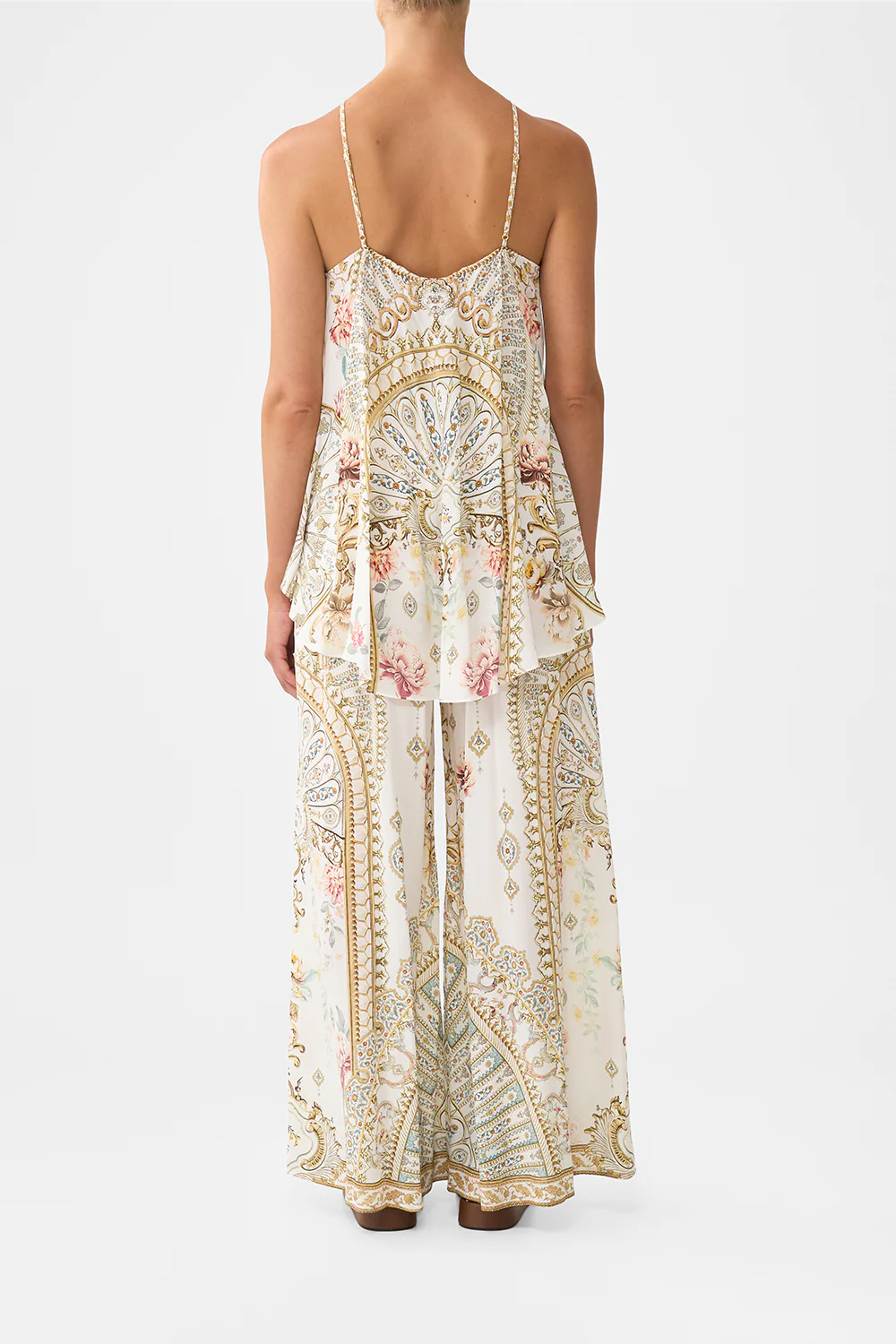 SHIRRED WAIST PANT OTTOMAN DYNASTY