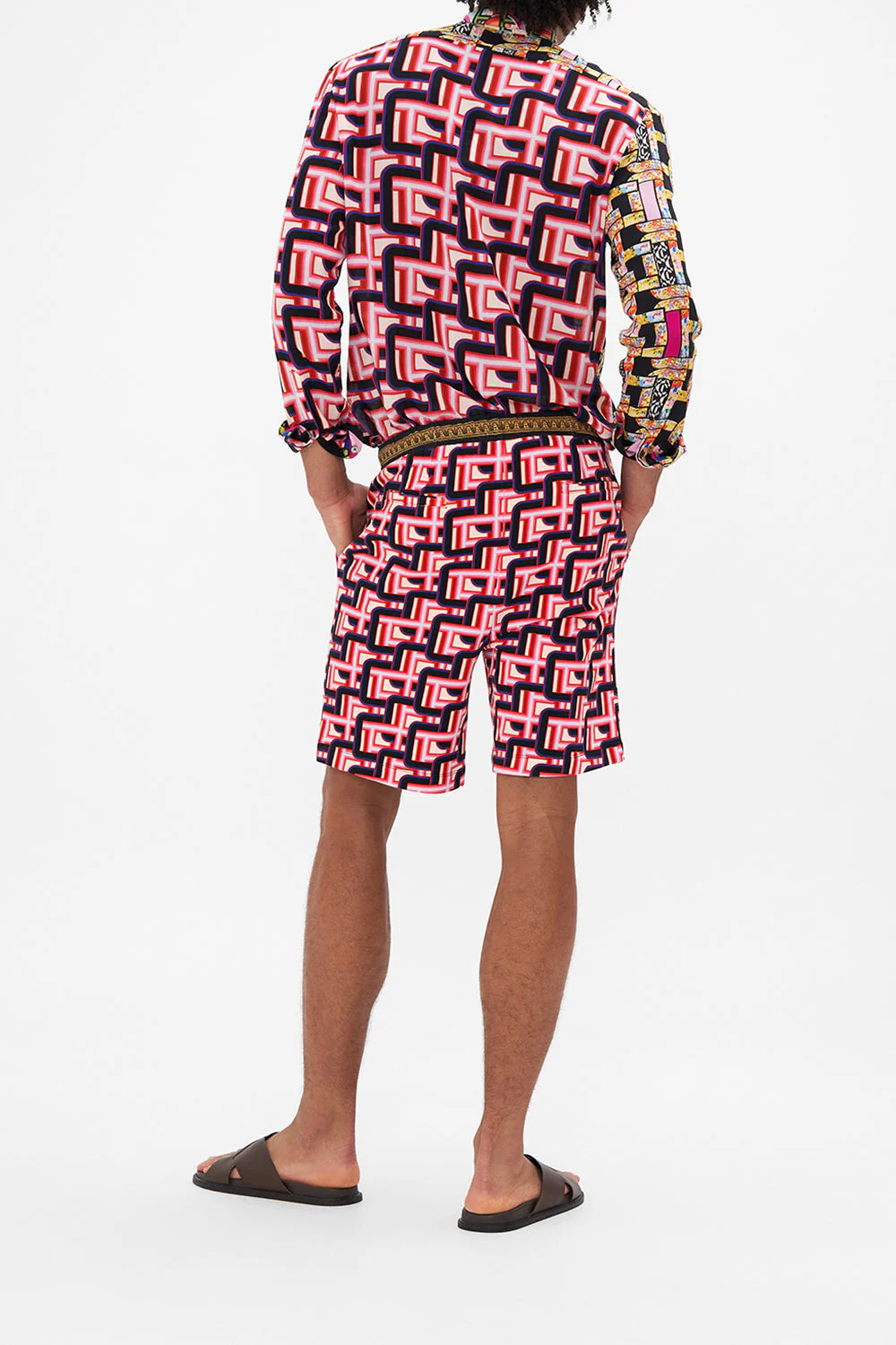 CUT OFF TRACK SHORT ROME RETRO